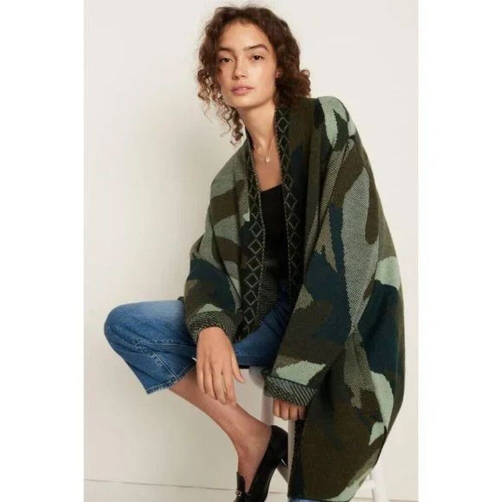Anthropologie Aldomartins Damita Cardigan Sweatercoat Small NWT - Picture 3 of 5